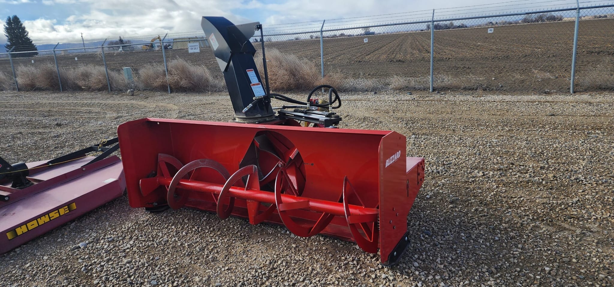 USED RAD 394 3 POINT SNOW BLOWER
